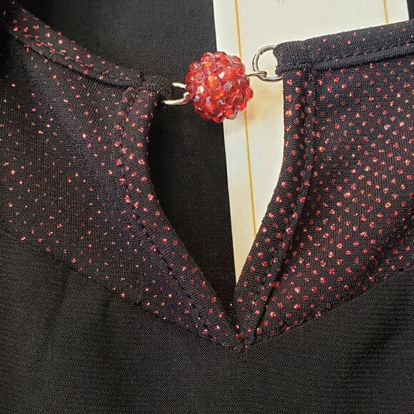 ATELIER 29 Layered Look Sparkly Jersey-knit Top - Picture 6 of 8